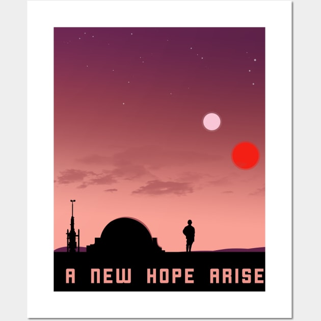 A New Hope Arises Wall Art by FenHarel